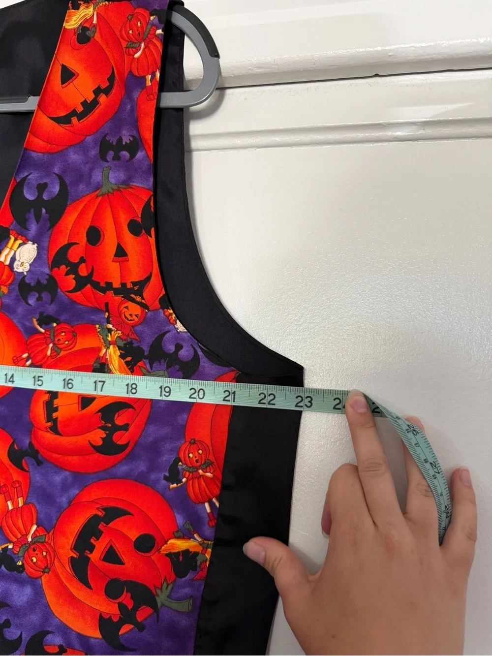 Kids Halloween Pumpkin Vest in Purple and Orange -